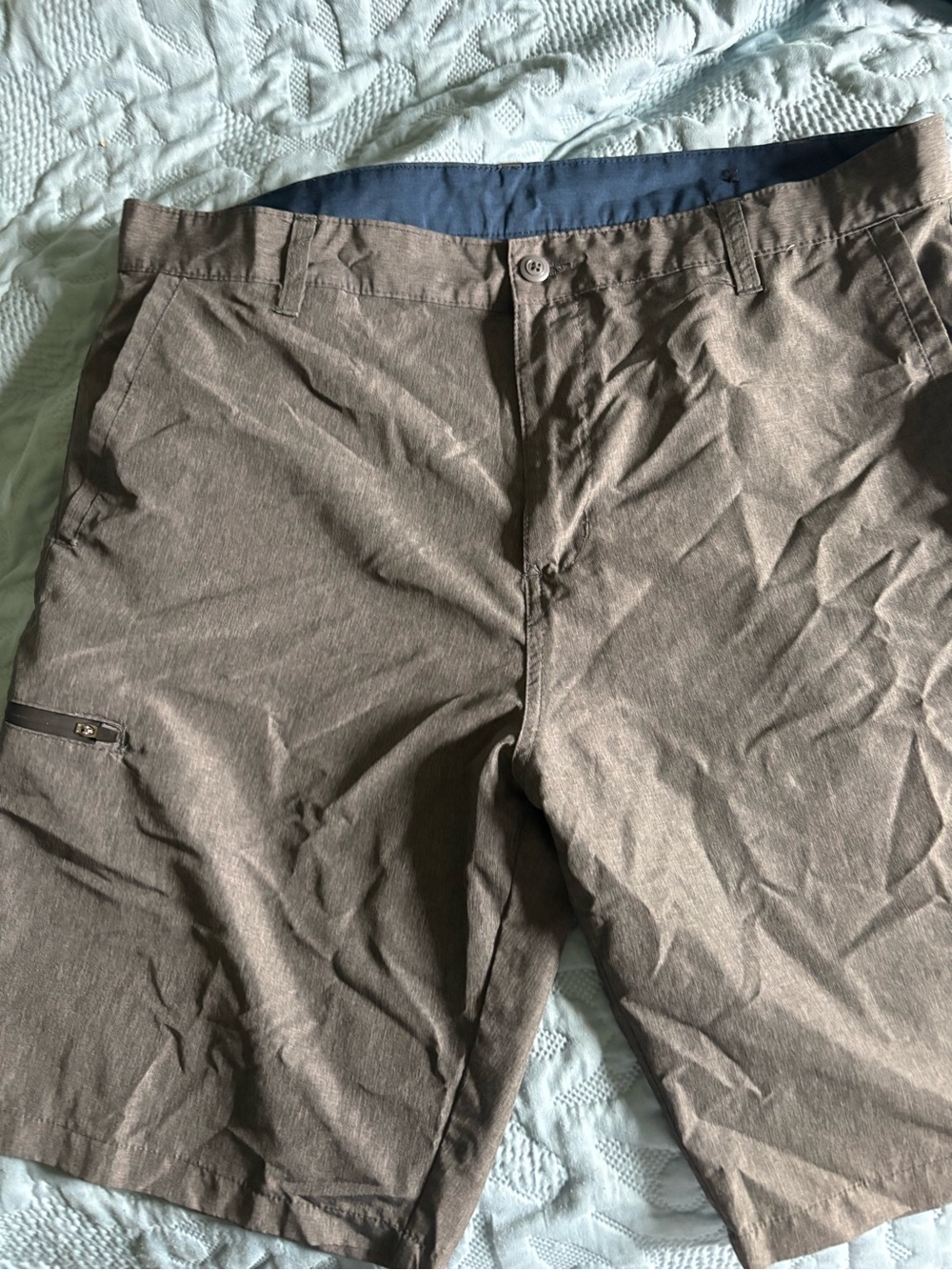 Burnside Men's Brown Casual Shorts Lightweight